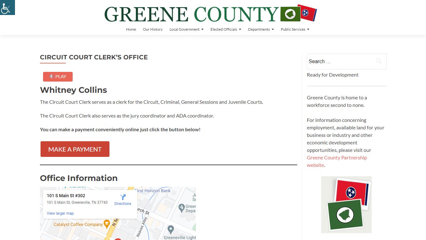 CIRCUIT COURT CLERK’S OFFICE – Greene County